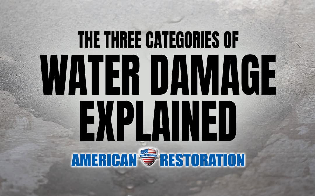 The Three Categories of Water Damage Explained