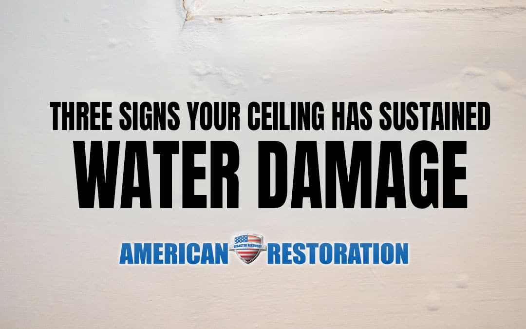 Three Signs Your Ceiling Has Sustained Water Damage