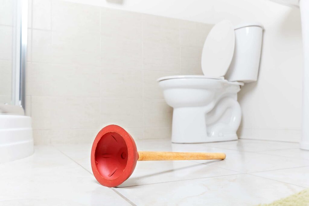 Water Damage Associated with Toilet Overflow