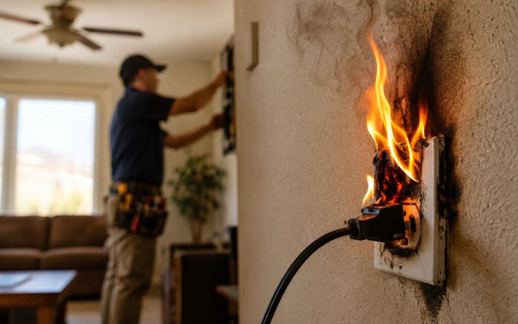 Common Causes of Electrical Fires in New Mexico Homes