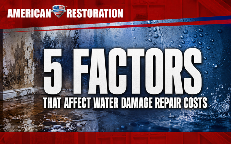 5 Factors That Affect Water Damage Repair Costs