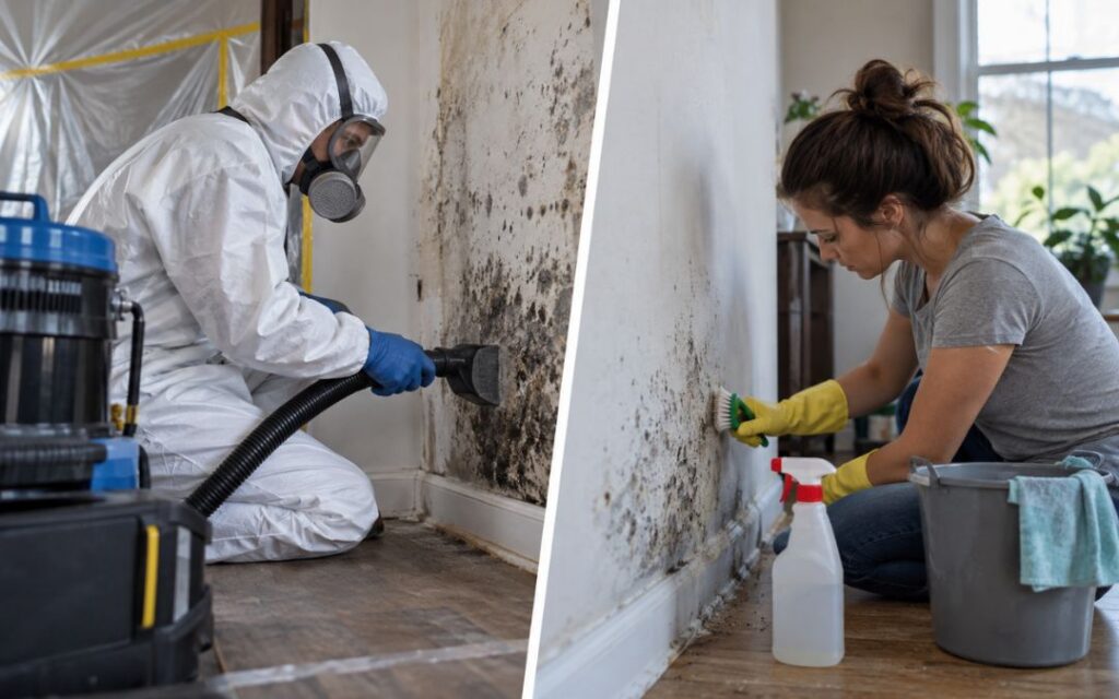 Professional Mold Remediation vs. DIY Mold Removal